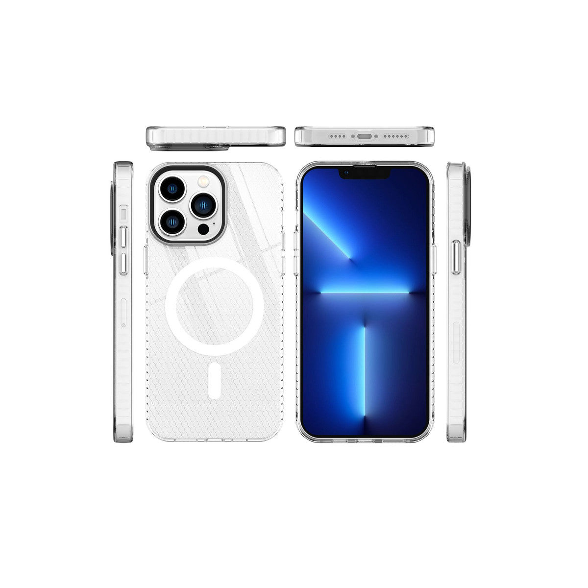 iPhone 14 Pro Kılıf Beta Magneticsafe Silikon - Şeffaf
