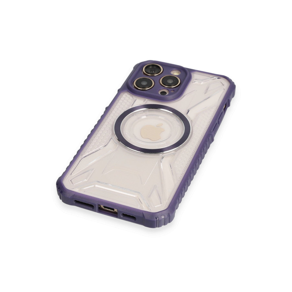 iPhone 12 Pro Kılıf Prag Magneticsafe Kapak - Derin Mor