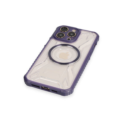 iPhone 12 Pro Kılıf Prag Magneticsafe Kapak - Derin Mor