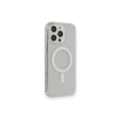 iPhone 14 Pro Max Kılıf Matte Şeffaf Magneticsafe - Şeffaf