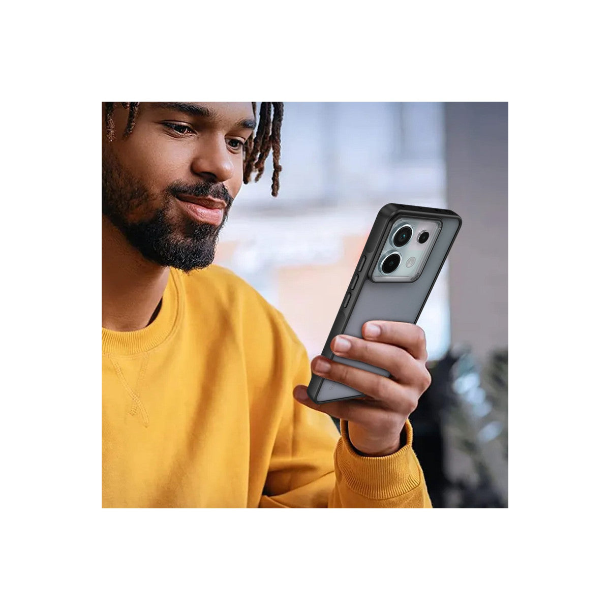 Redmi Note 13 Pro 5G Kılıf Elegant Kapak - Pudra
