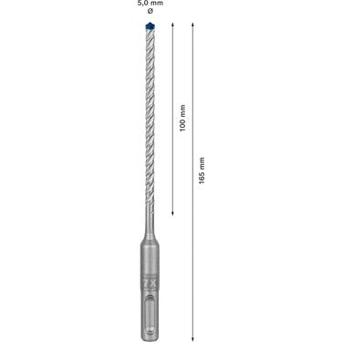 Kırıcı Delici Delme Ucu, 5 x 100 x 165 mm