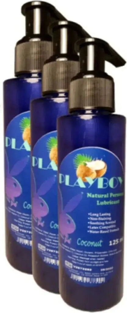 Süper Coconut Flavor Natural Personal Lubricant 375ML Hindistancevizli Kayganlaştırıcı x 3 Adet