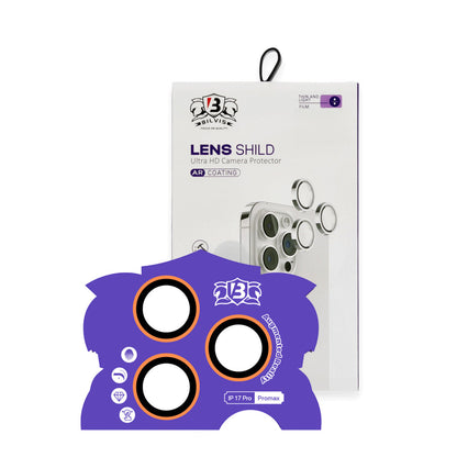 iPhone 17 Pro Max Bilvis Titan Kamera Lens - Turuncu