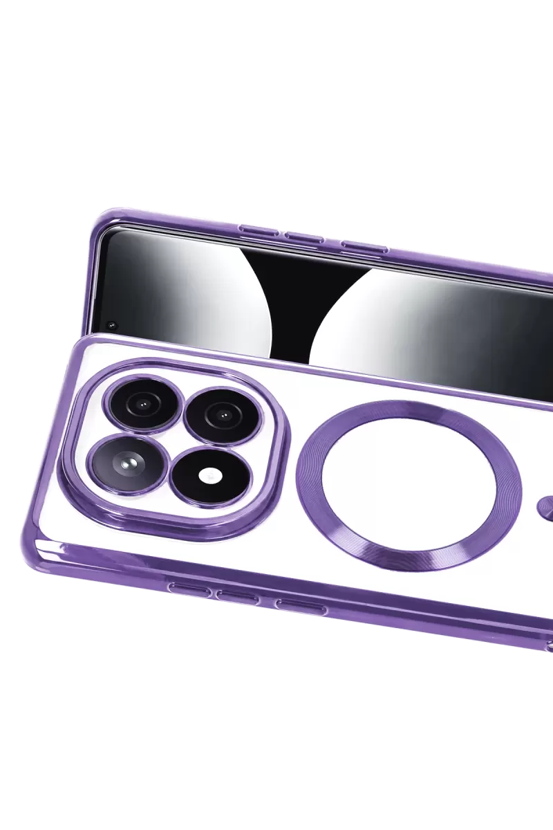 Note 15 Pro 4G Kross Magneticsafe Kapak - Mor