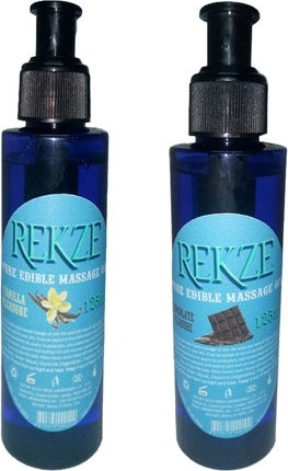 Rekze Erkeklere Özel Çikolata Vanilya Aromalı Masaj Yağı Massage Oil 125ml