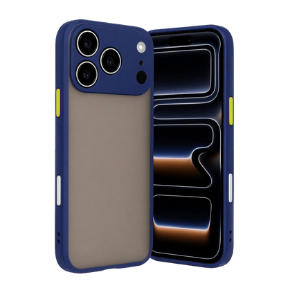 iPhone 17 Pro Max Kılıf Montreal Silikon Kapak - Lacivert