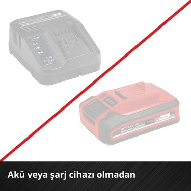 Akülü avuç taşlama, 18 V, 700 W, 125 mm