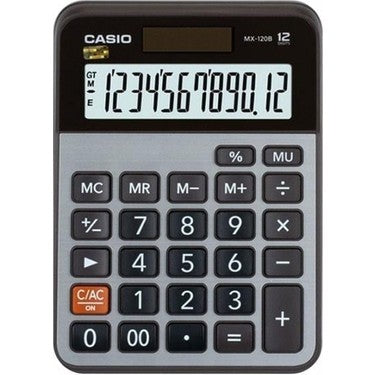 12 Haneli Masa Üstü Hesap Makinesi, Geniş LCD