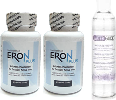 Waterglide Lubricant 400ML + 2 Adet Eron Plus 60LI Erkeklere Özel