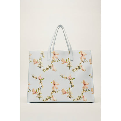 Ted Baker Mavi Ikonik Floral Desenli Küçük Çanta ile Şıklık