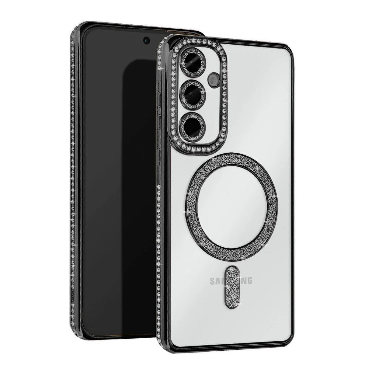 Galaxy A25 5G Joke Simli Magneticsafe Kılıf - Siyah