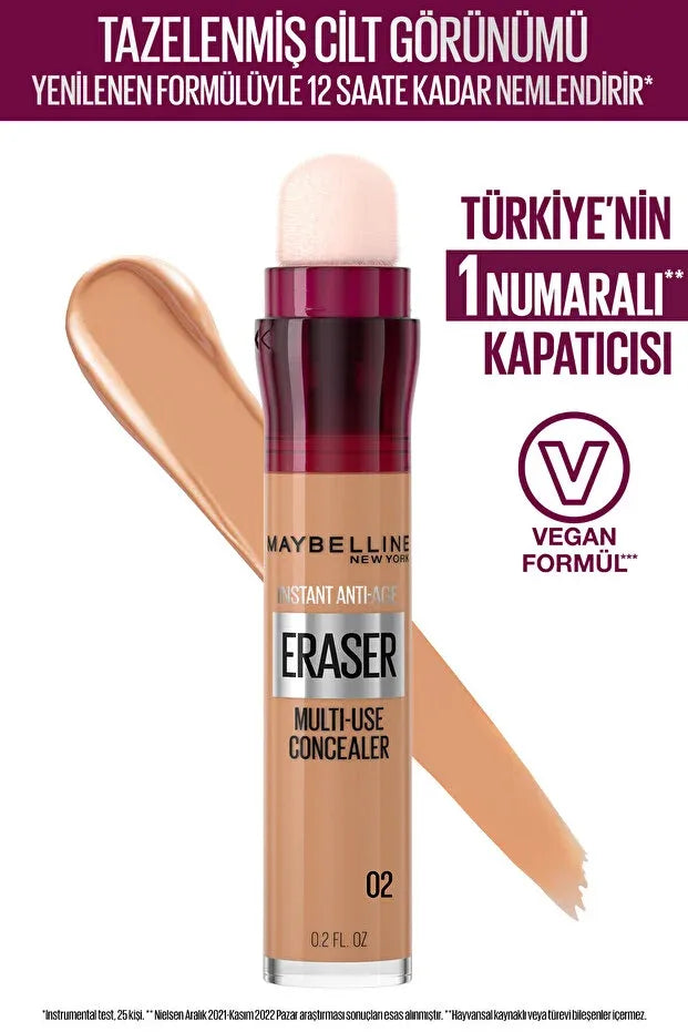 Instant Anti Age Eraser Kapatıcı - 02 Nude