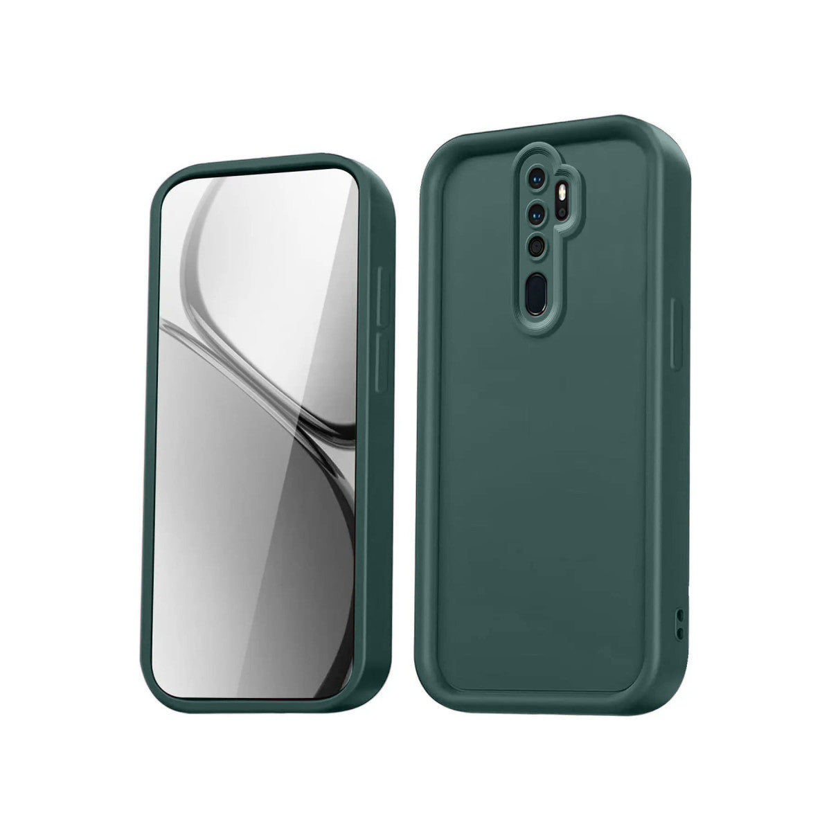 Redmi Note 8 Pro Kılıf Viera Silikon - Koyu Yeşil