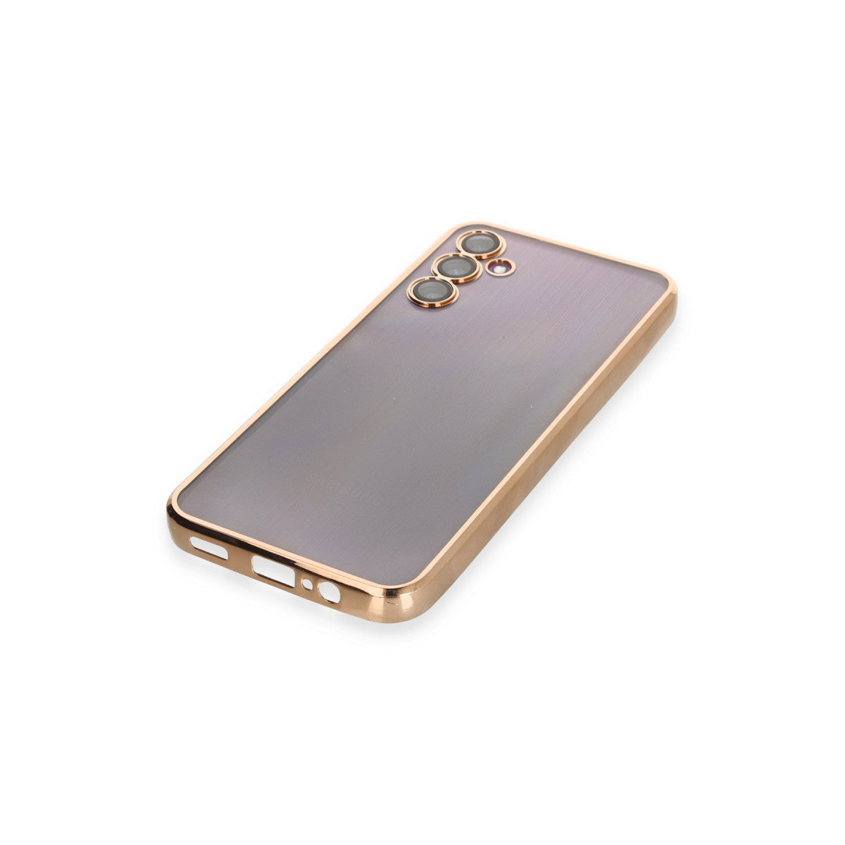 Galaxy A14 4G Kılıf Razer Lensli Silikon - Gold