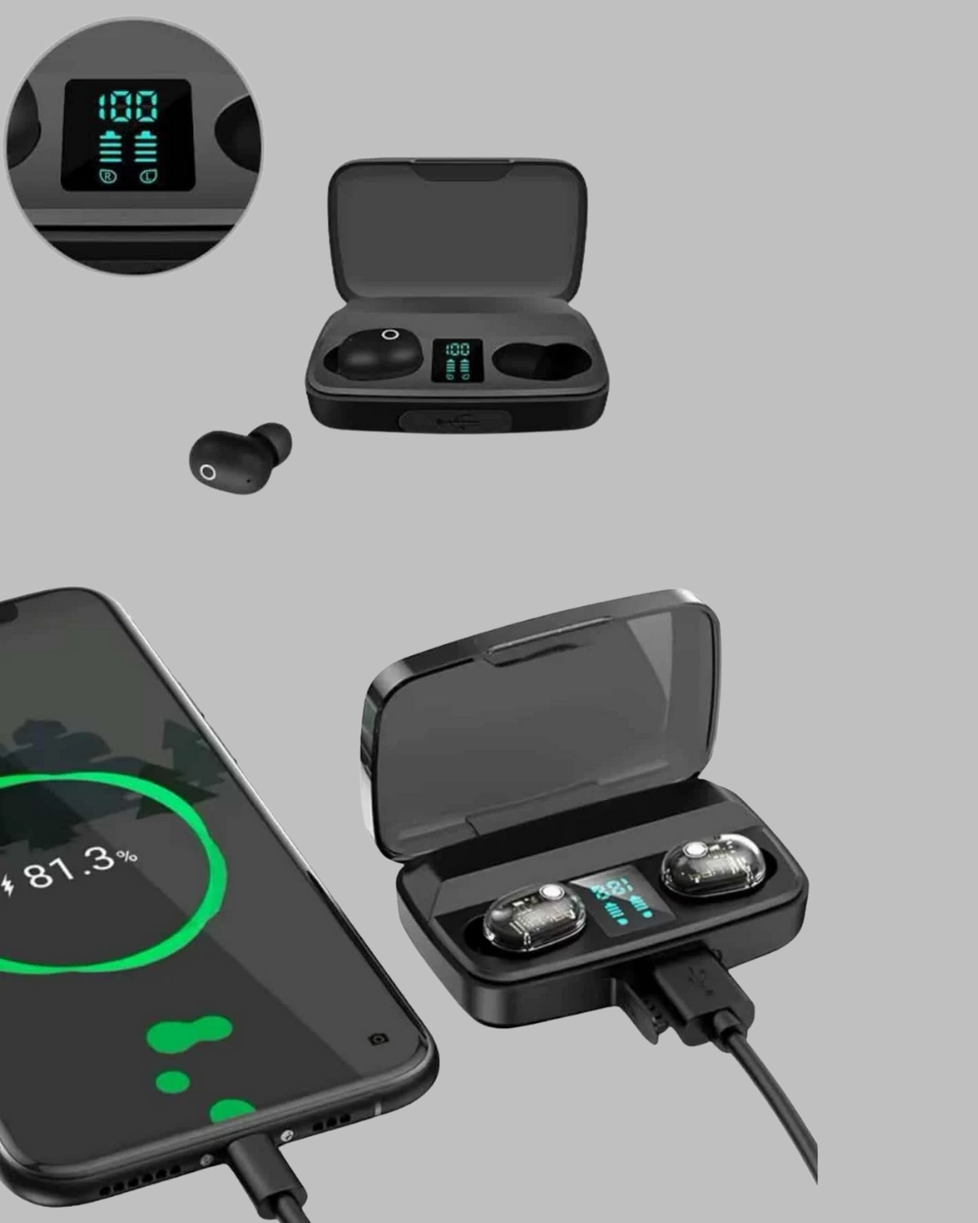 Abs Gövdeli, Hafif Ve Uzun Ömürlü Bluetooth Kulaklık