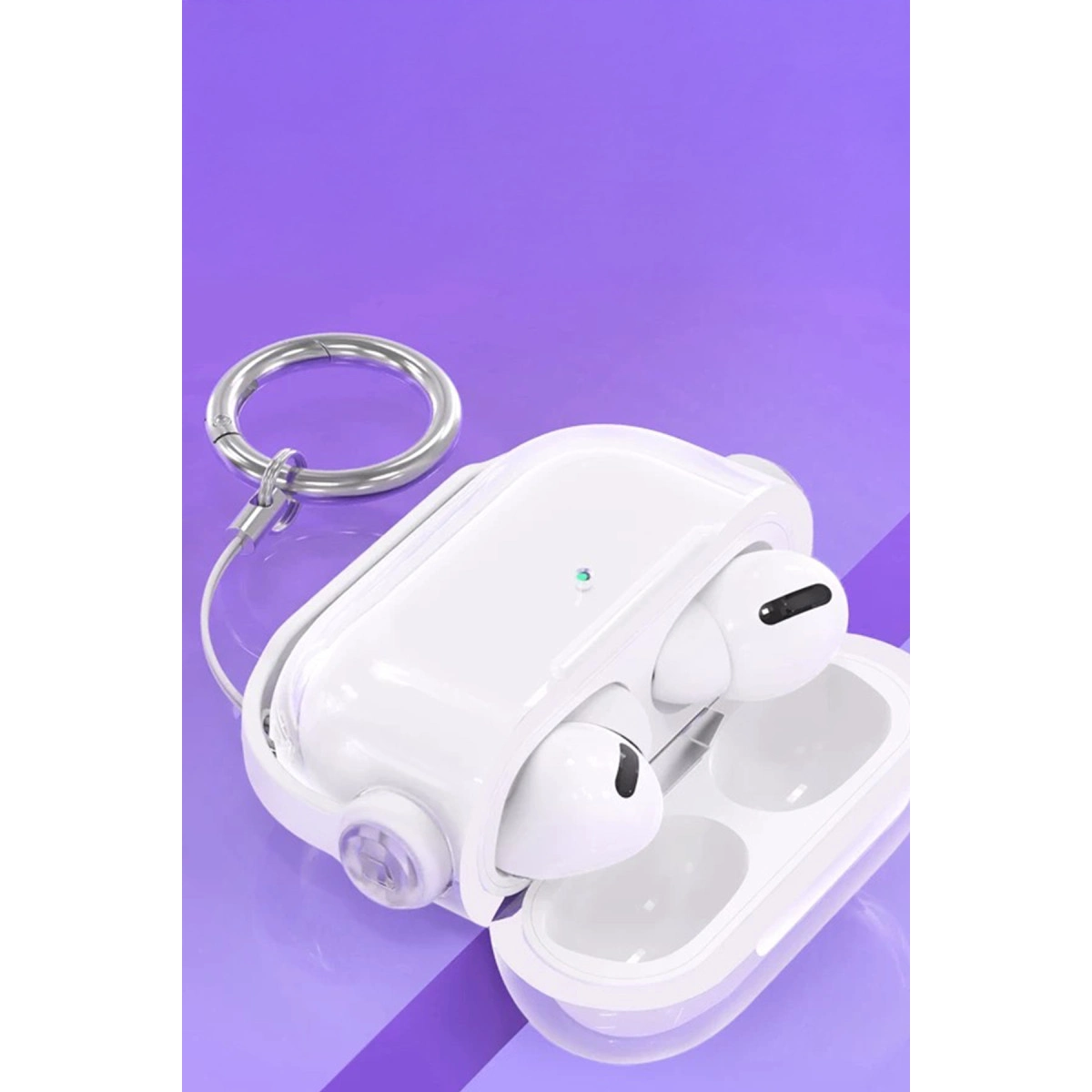 Airpods Pro 3 (3.nesil) Tema Kılıf - Beyaz
