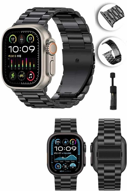 Akıllı Saat Arama Konuşma Gps Ve Nfc Özelliği 3 Kordonlu Amoled Ekran