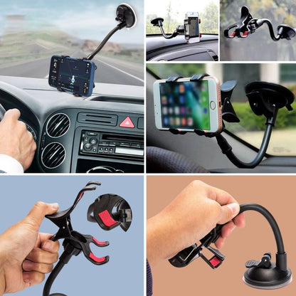 Akrobat Cama Sabitlenen Güçlü Vakumlu 360 Derece Dönen Tüm Modellere Uyan Oto Telefon Tutucu (5643)
