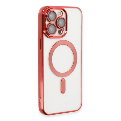 Apple İphone 13 Pro Max Kılıf Kross Magneticsafe Kapak - Kırmızı