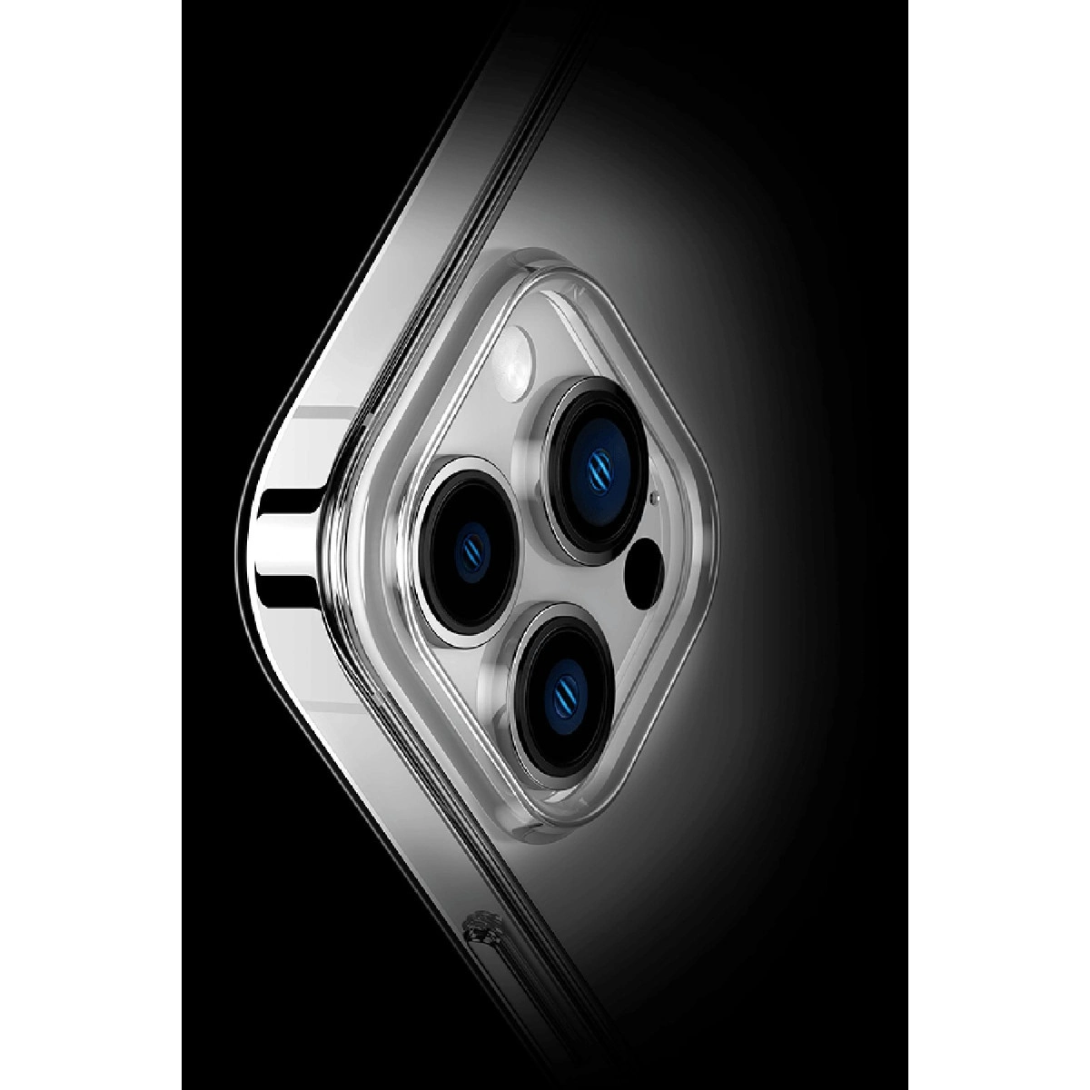Apple İphone 14 Pro Max Kılıf Tron Şeffaf Magsafe Kapak - Derin Mor