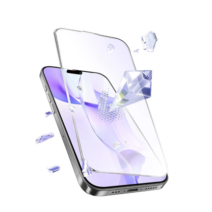 Apple İphone 15 Pro Max Bilvis 5in1 3d Magic Cam Ekran Koruyucu - Siyah