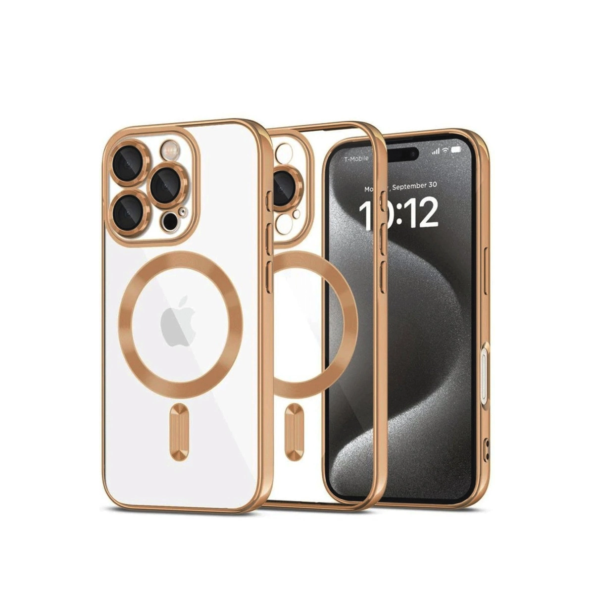 Apple İphone 16 Pro Max Kılıf Kross Magneticsafe Kapak - Çöl Titanyum