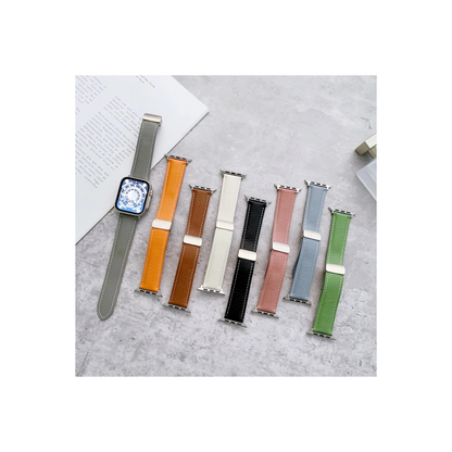 Apple Watch 38mm Kr414 Daks Deri Kordon (saat Değildir) - Siyah