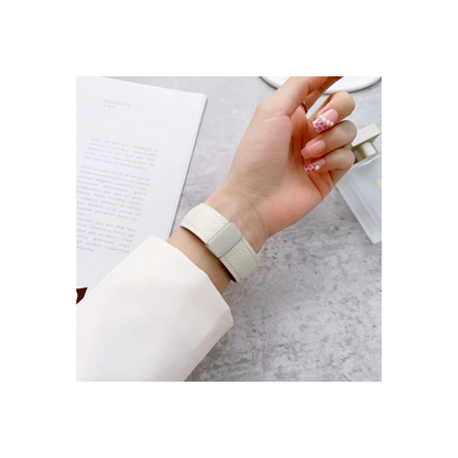 Apple Watch 42mm Kr414 Daks Deri Kordon (saat Değildir) - Pembe