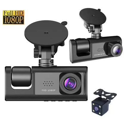 Araç Araba Kamerasi Black Box Traffic Recorder 3 Kameralı (5643)