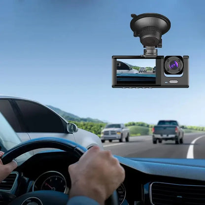 Araç Araba Kamerasi Black Box Traffic Recorder 3 Kameralı (5643)