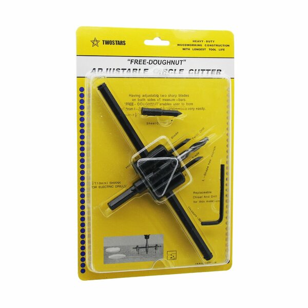 AYARLI ALÇI PANÇ DELME 2 BIÇAK 1-3 İNÇ/16 30MM - 7-7 İNÇ/8 200MM - 1 İNÇ/8 3MM - 2 İNÇ 50MM (5643)