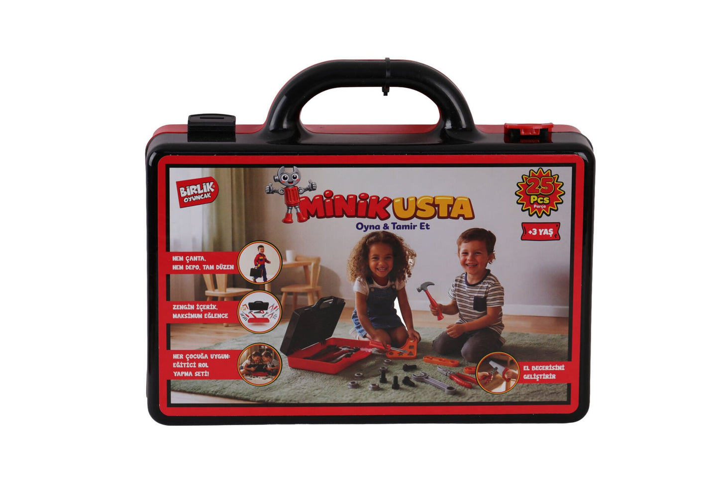 URT037-003 25 Pcs Çantalı Tamir Setim Minik Usta
