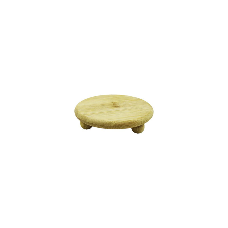 BAMBOO BAMBU SUNUM TABAK AYAKLI 11X11CM (5643)