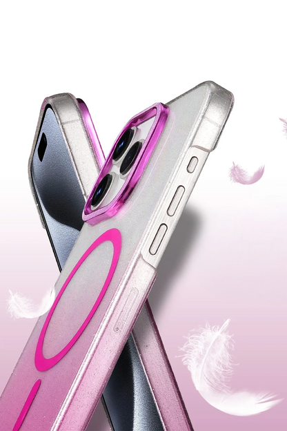 iPhone 14 Pro Max Glossy Magsafe Kapak - Çöl Titanyum