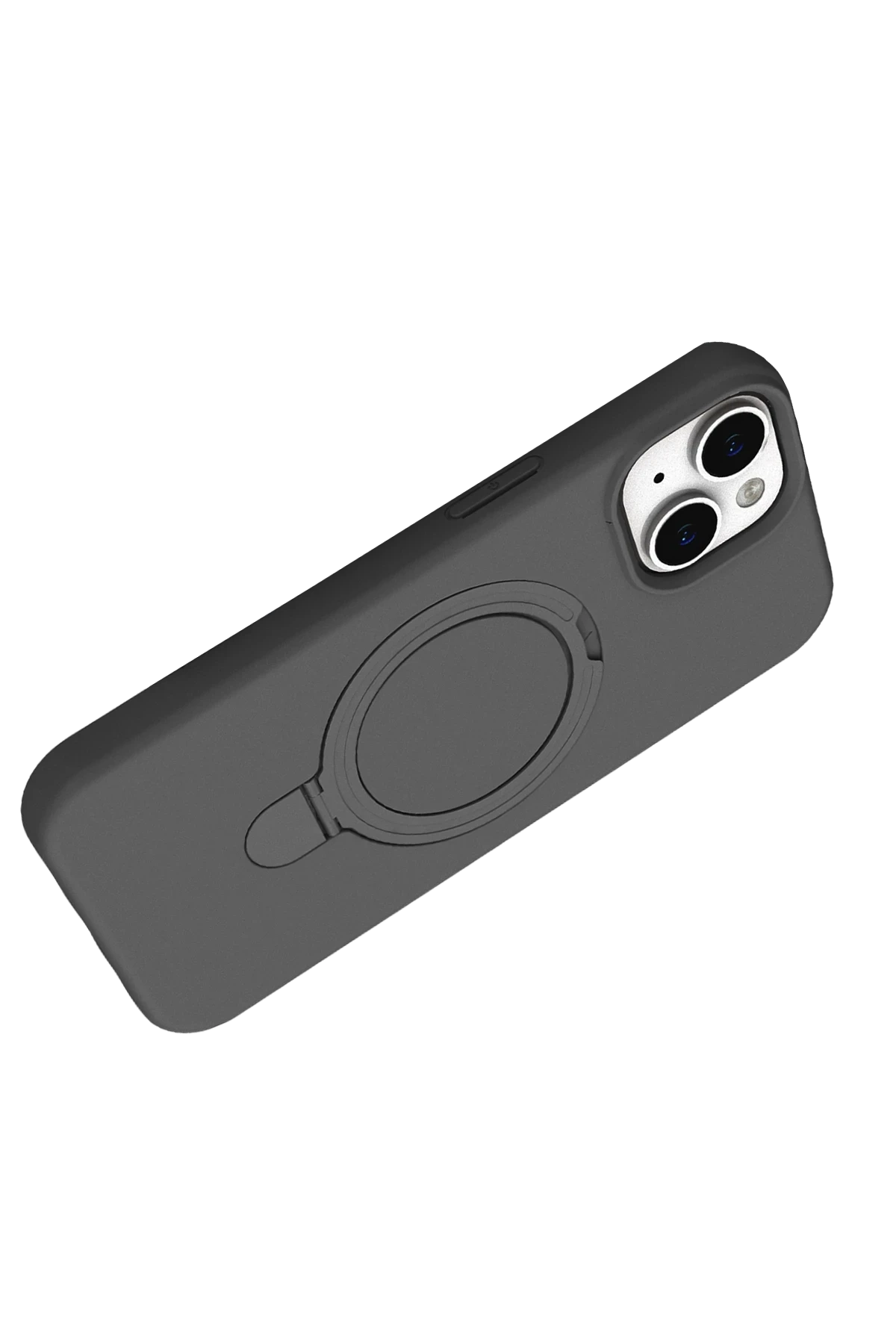 iPhone 15 Plus Regal Magsafe Standlı Kapak - Titan Gri