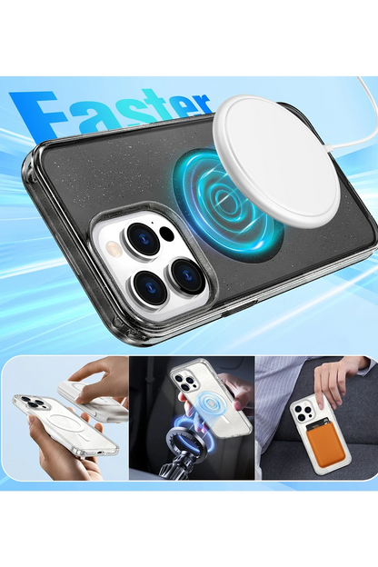 iPhone 16 Pro Star Magsafe Kapak - Turuncu