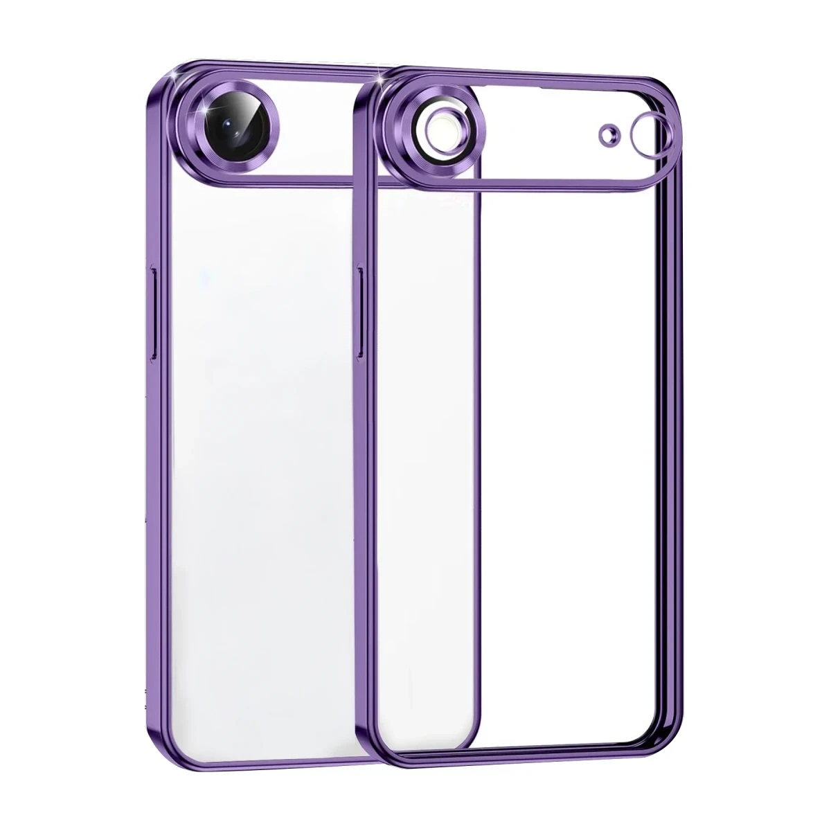 iPhone 17 Air Lensli Silikon - Mor