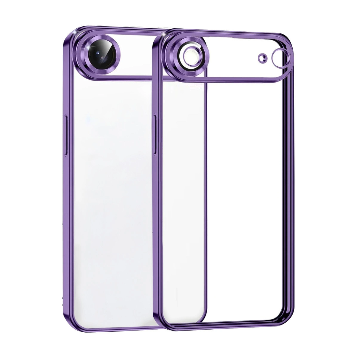iPhone 17 Air Lensli Silikon - Mor