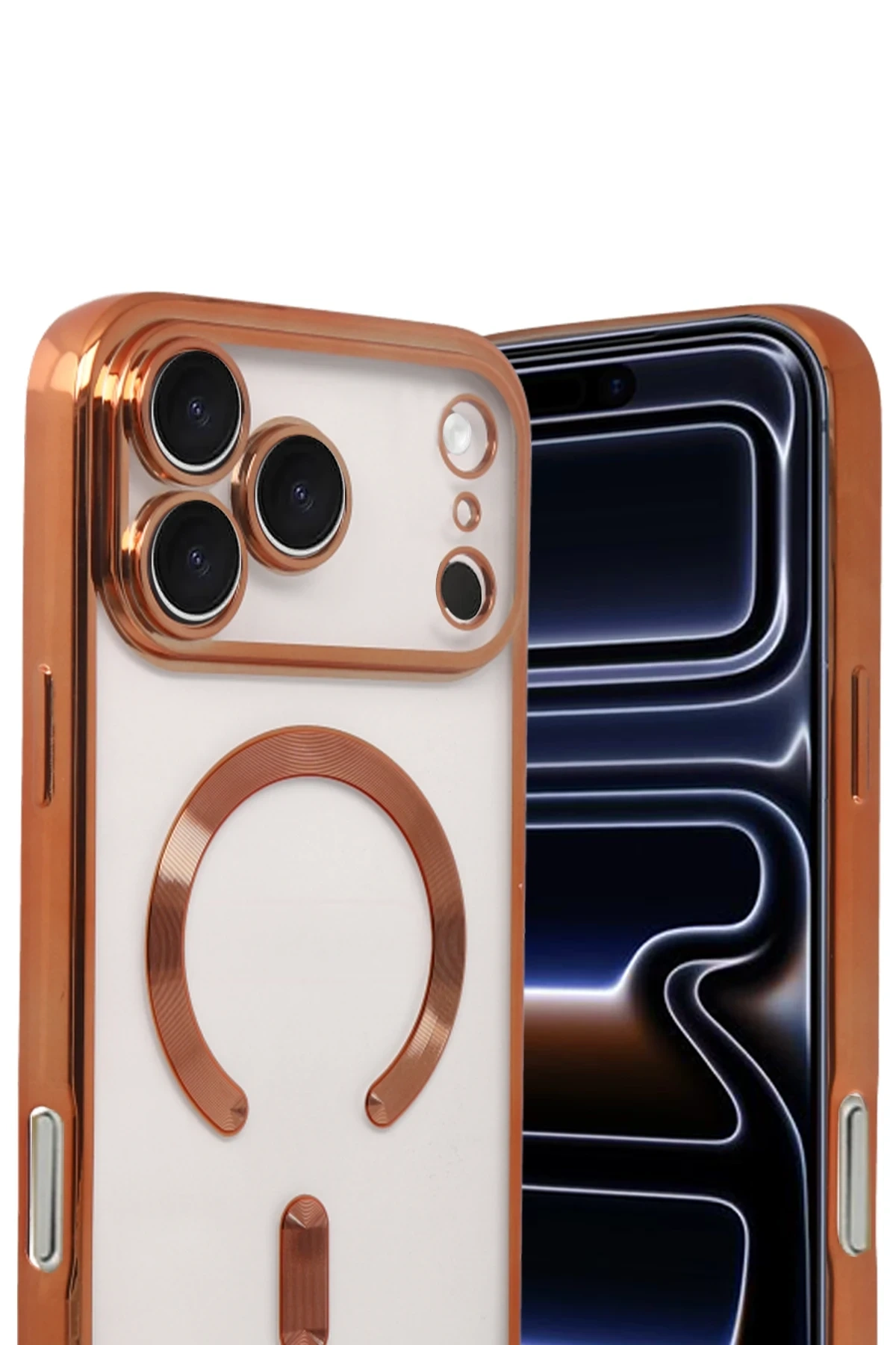 iPhone 17 Pro Kross Magneticsafe Kapak - Turuncu