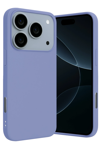 iPhone 17 Pro Nano içi Kadife Silikon - Lila
