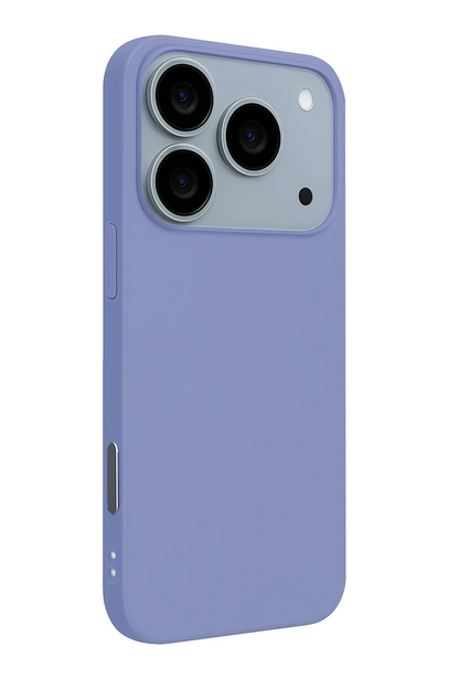 iPhone 17 Pro Nano içi Kadife Silikon - Lila