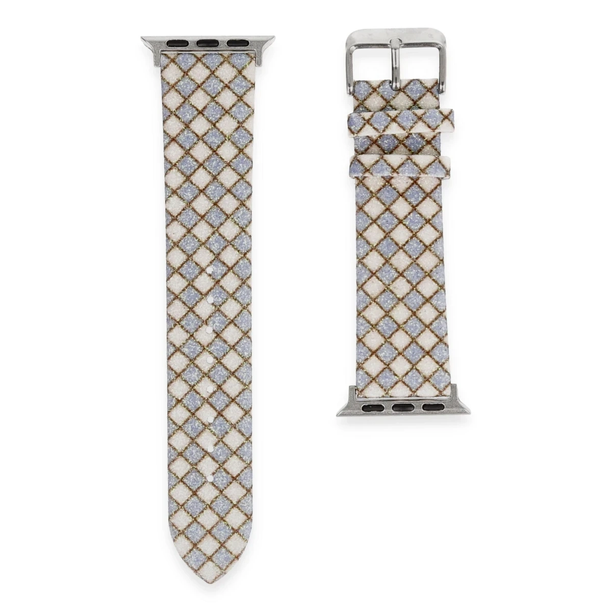 Watch 38mm Karo Motif Kordon - Lila
