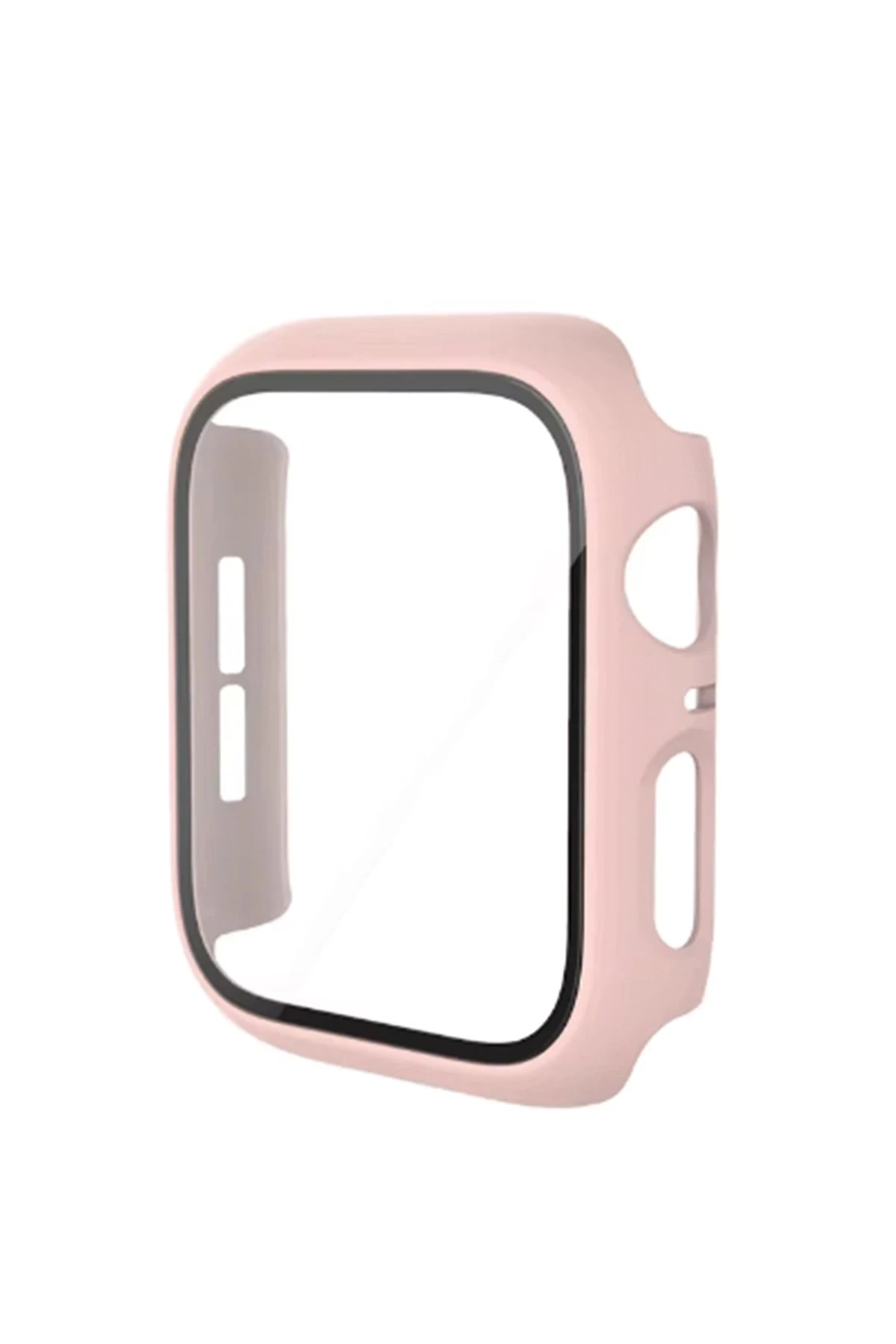 Watch 44mm Camlı Kasa Ekran Koruyucu - Pembe