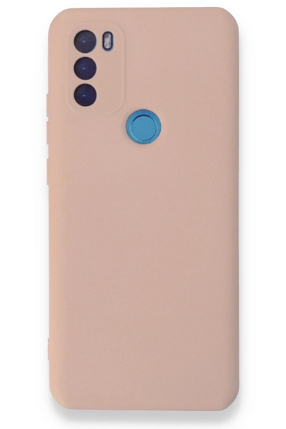 General Mobile GM 21 Plus Kılıf Nano içi Kadife Silikon - Pudra