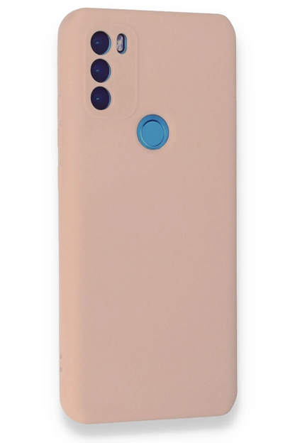 General Mobile GM 21 Plus Kılıf Nano içi Kadife Silikon - Pudra