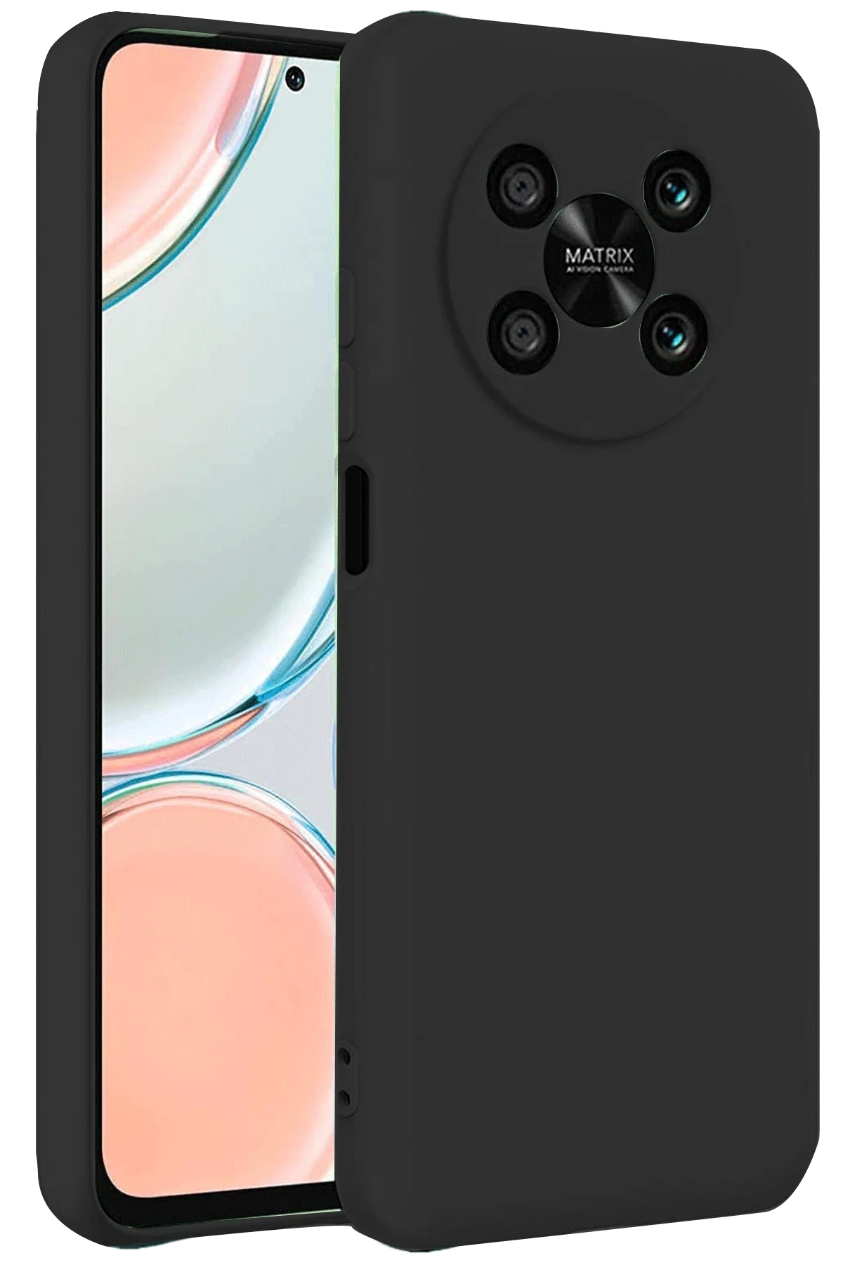 Huawei Nova Y90 Kılıf First Silikon - Siyah