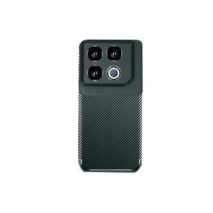 İnfinix GT 20 Pro Kılıf Auto Focus Karbon Kapak - Koyu Yeşil