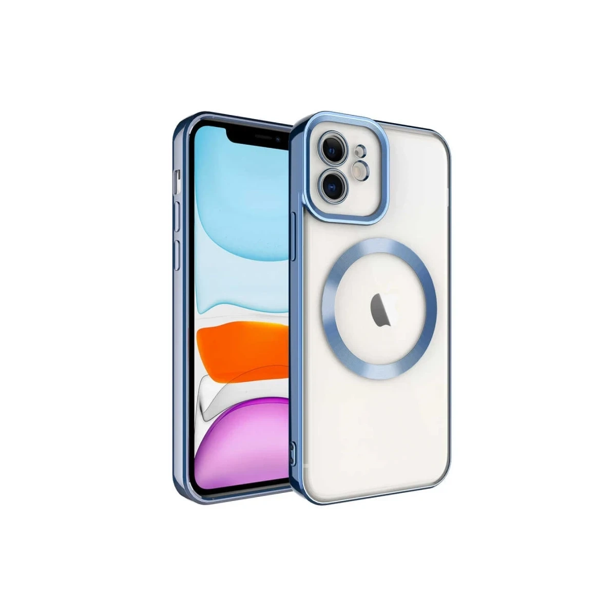 iPhone 12 Kılıf Kross Magneticsafe Kapak - Sierra Blue