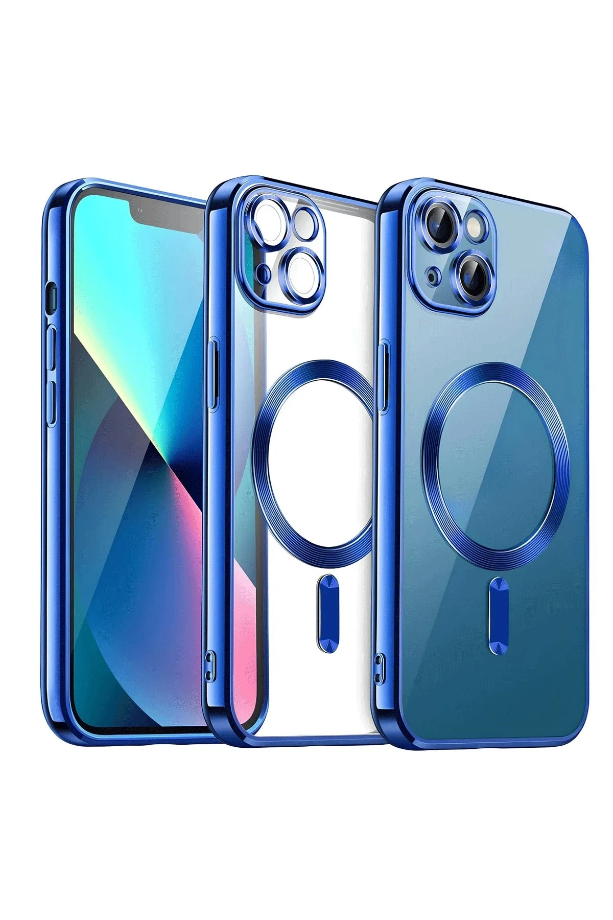 iPhone 13 Kılıf Kross Magneticsafe Kapak - Lacivert